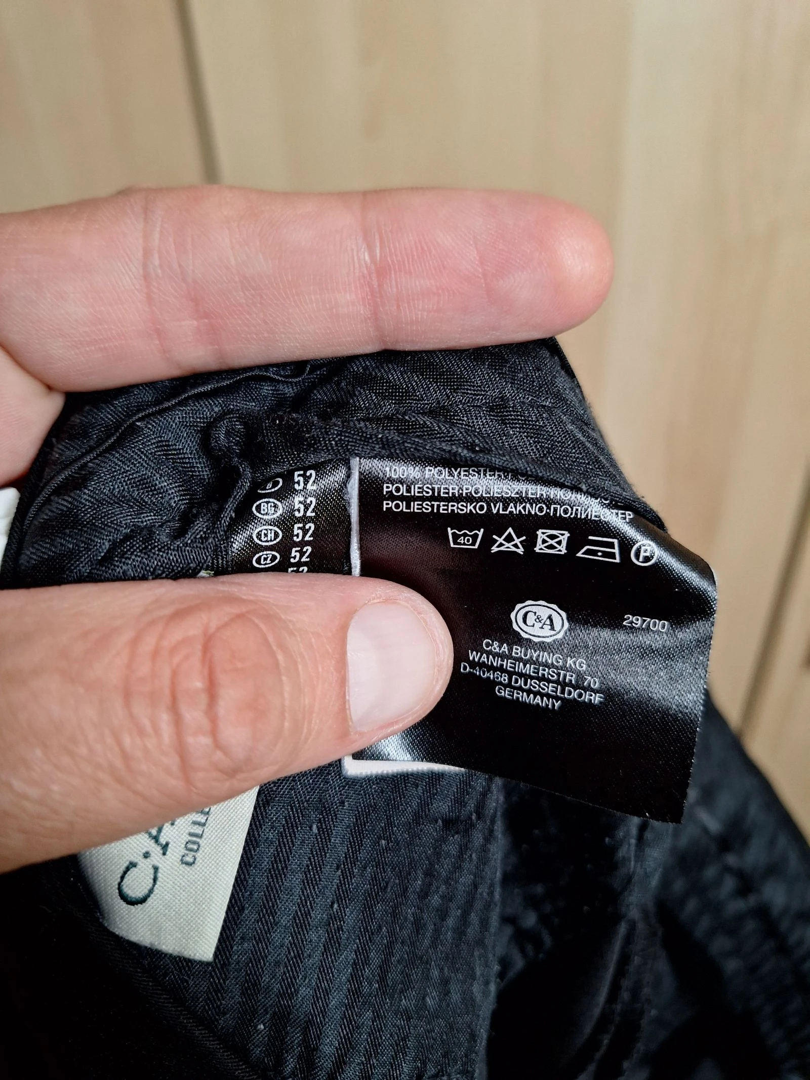 calça social masculina preta ca tamanho 52 – photo 4